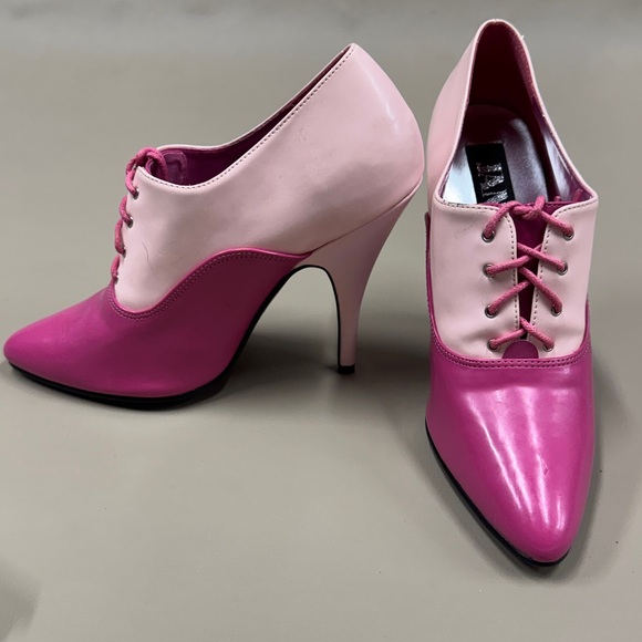Sexy Stylish Pink Jante Lace-Up Heels - Picture 2 of 10